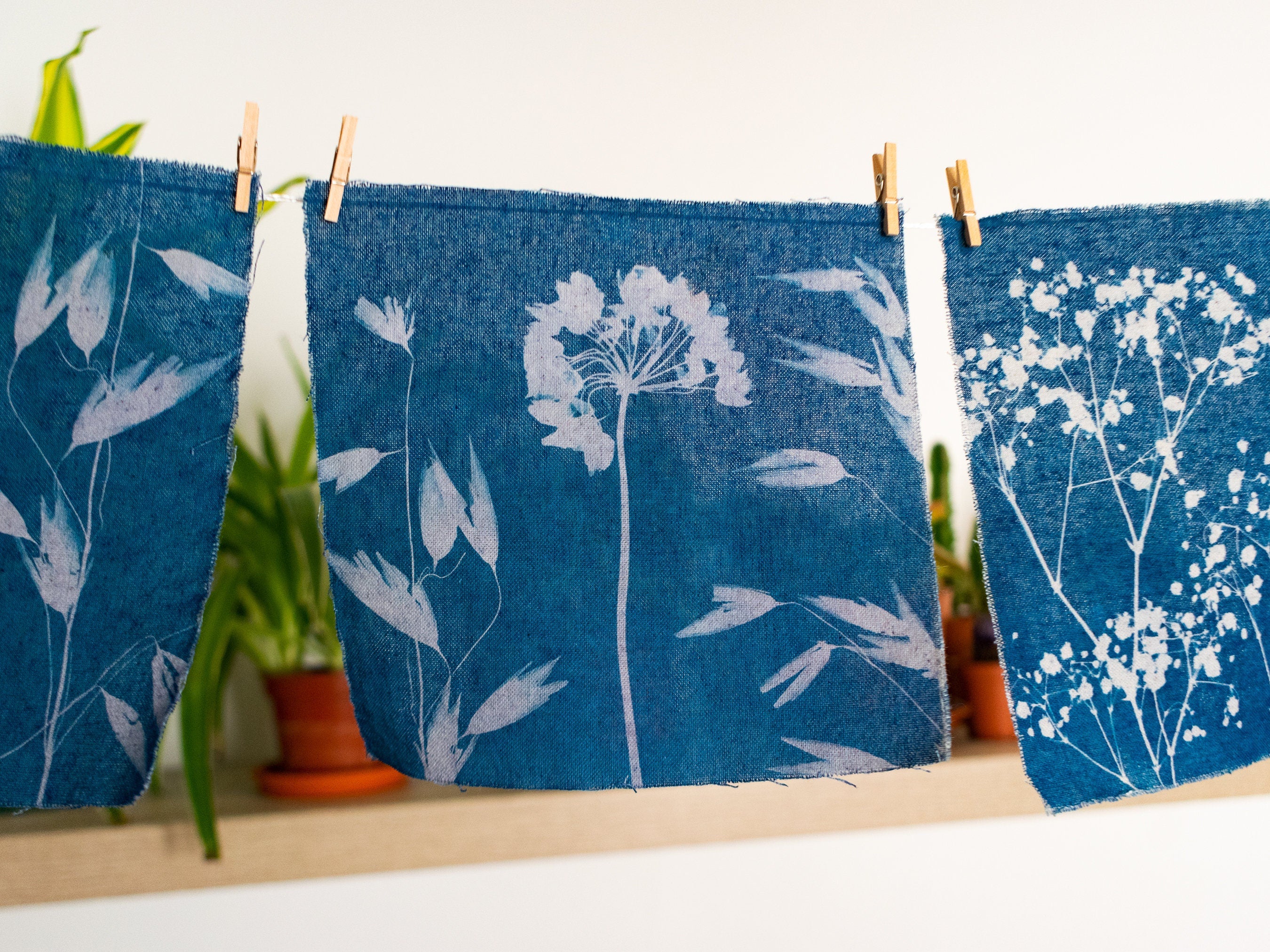 Cyanotype on Fabric Kit: Design and Print Your Own Cyanotype Art