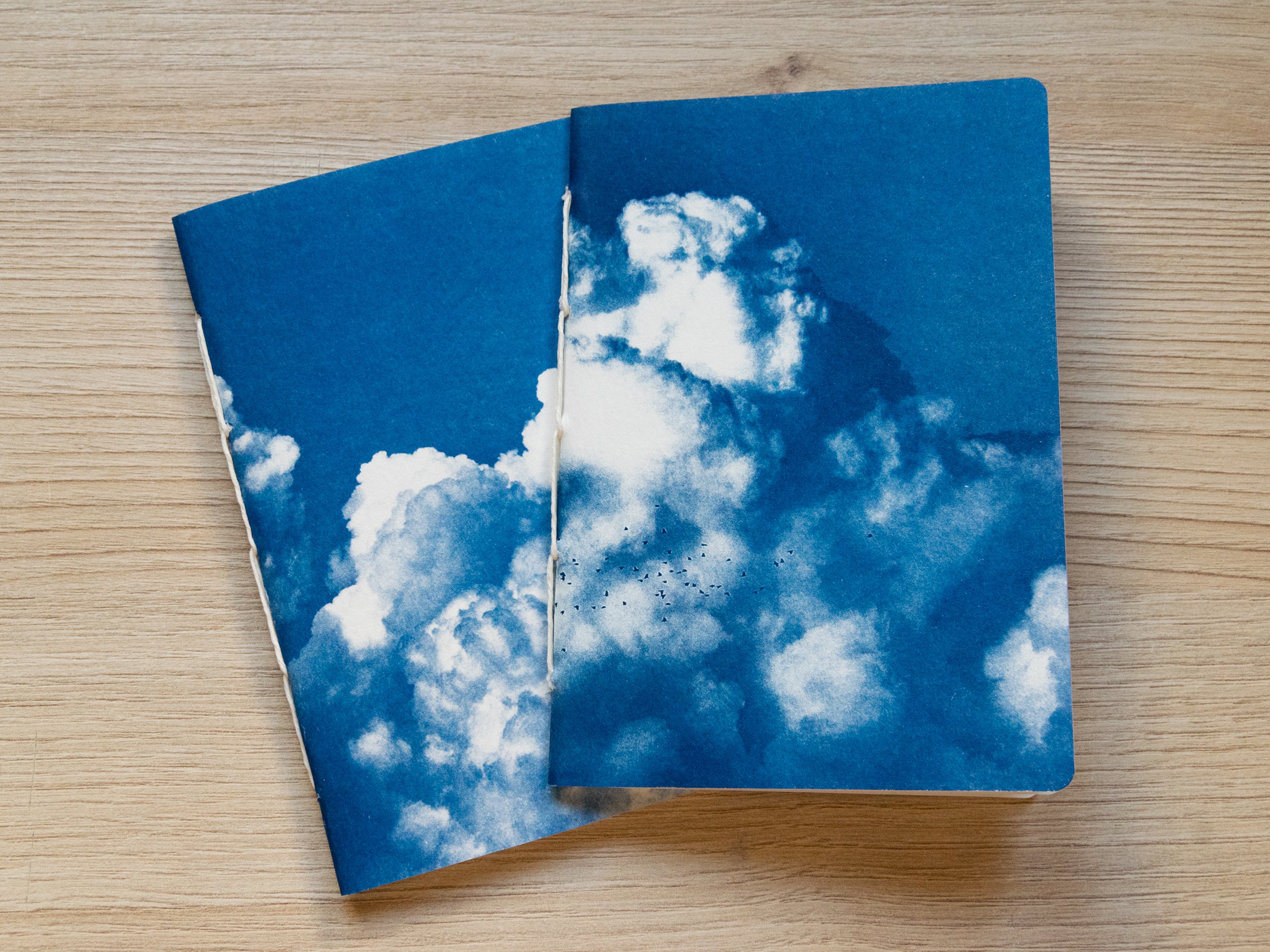 Handmade cyanotype notebook