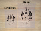pressed flowers cyanotype