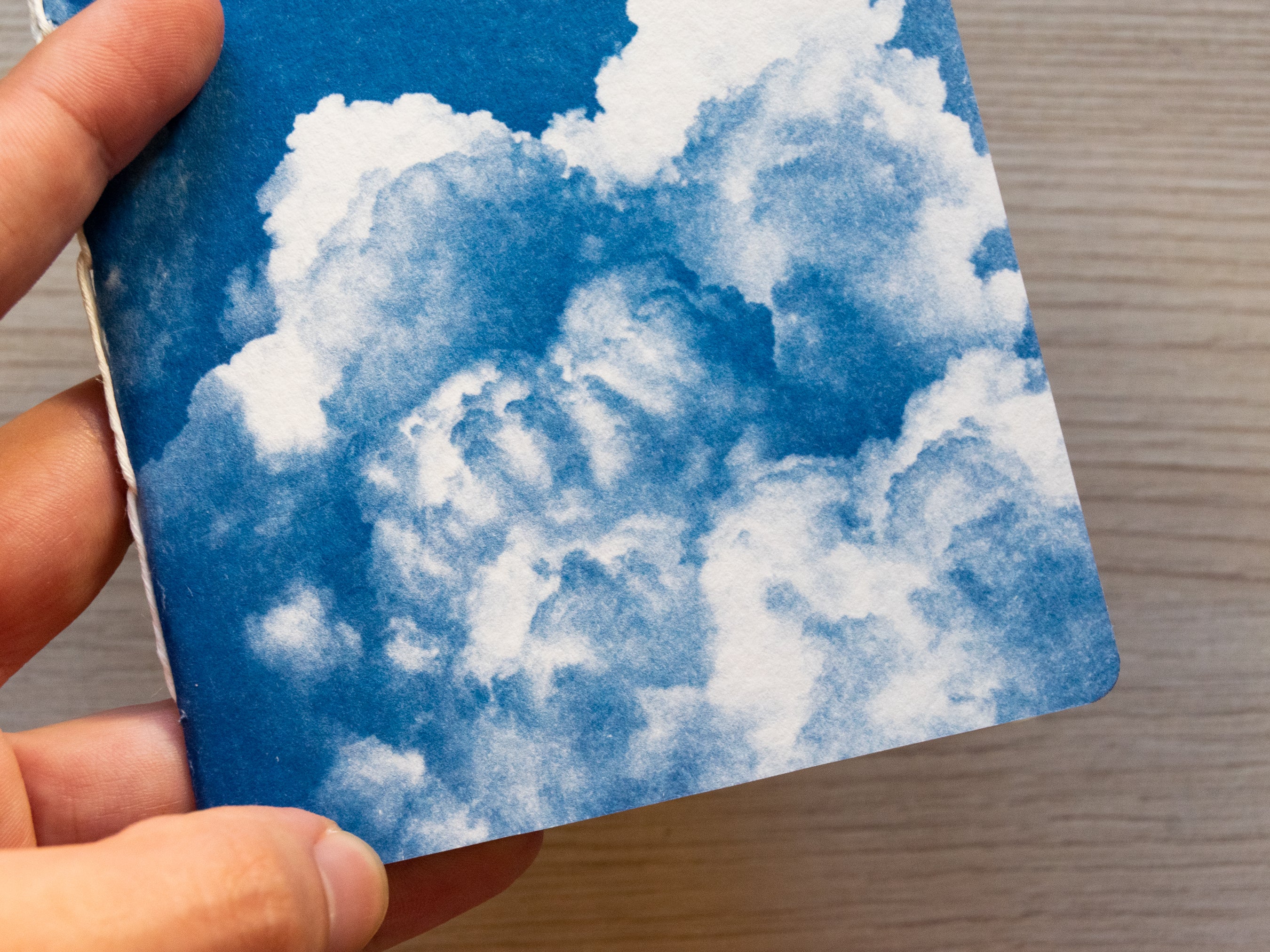 Handmade cyanotype notebook