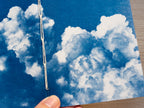 Handmade cyanotype notebook