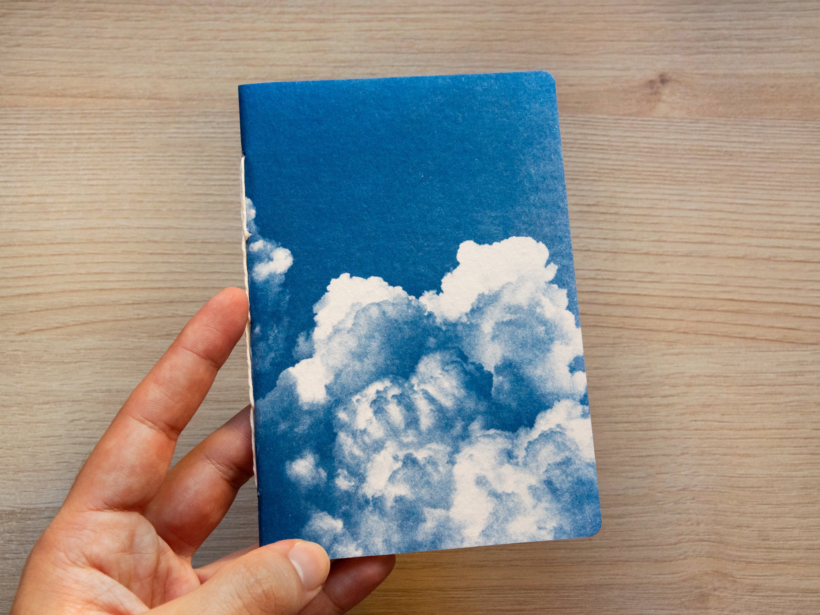 Handmade cyanotype notebook
