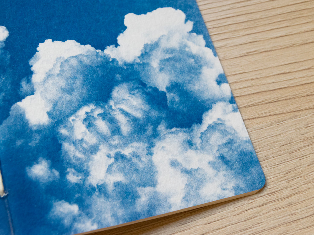 Handmade cyanotype notebook