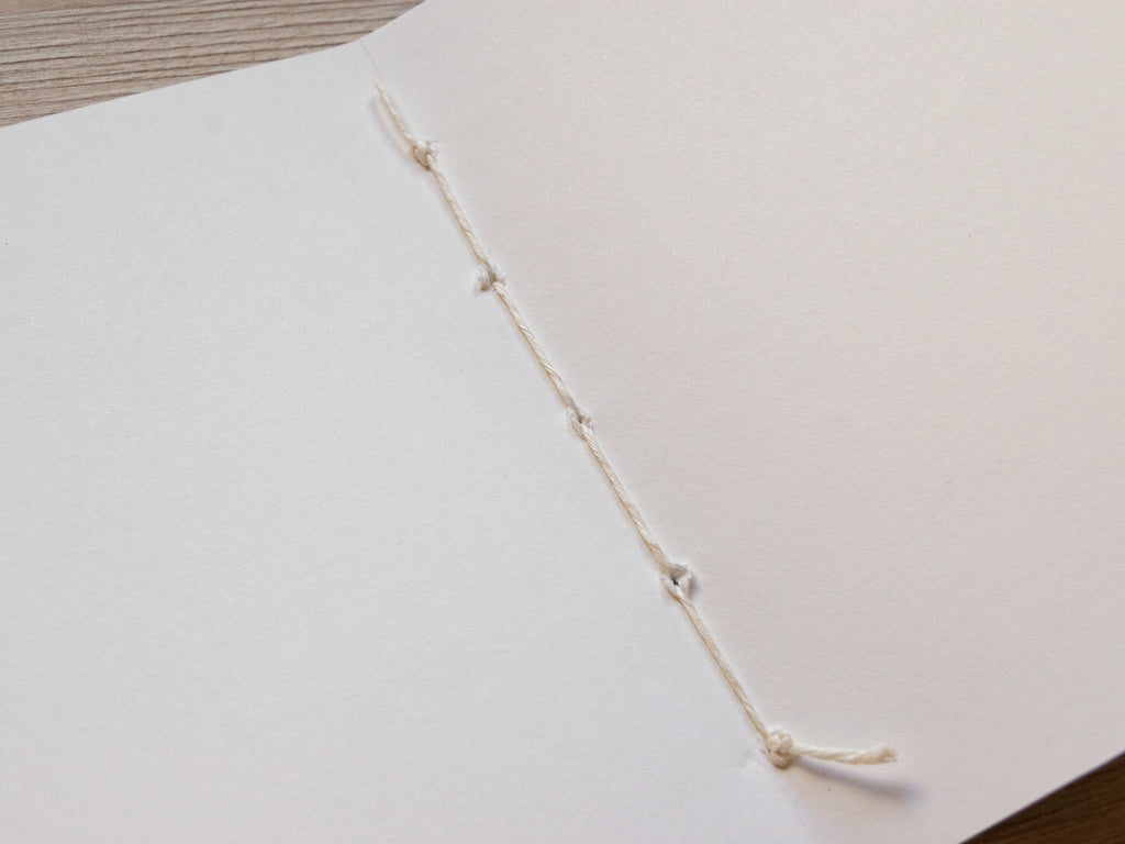 Handmade cyanotype notebook | Clouds landscape