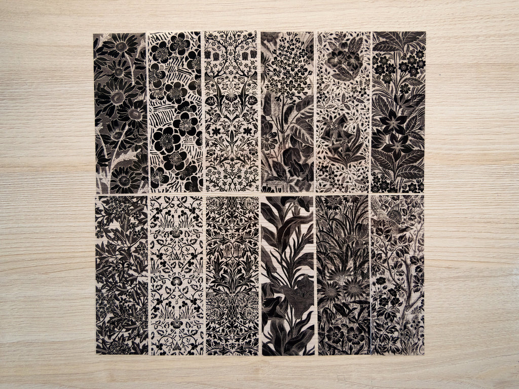 bookmark stencils for solar printing