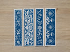 cyanotype bookmarks