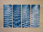 cyanotype bookmarks