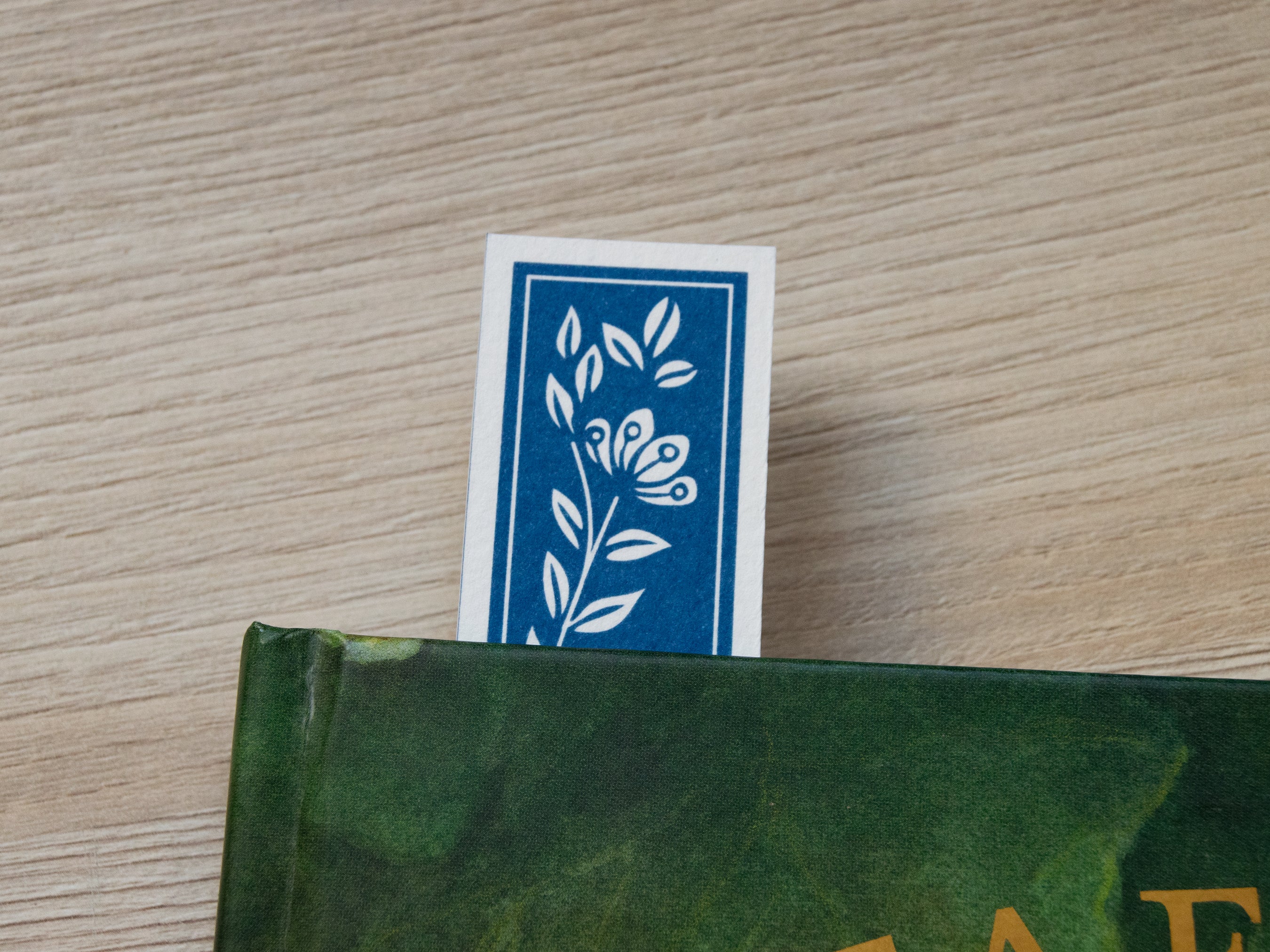 Cyanotypie-Lesezeichen, Vintage-Designs