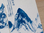 Handmade cyanotype notebook | Chinese landscapes