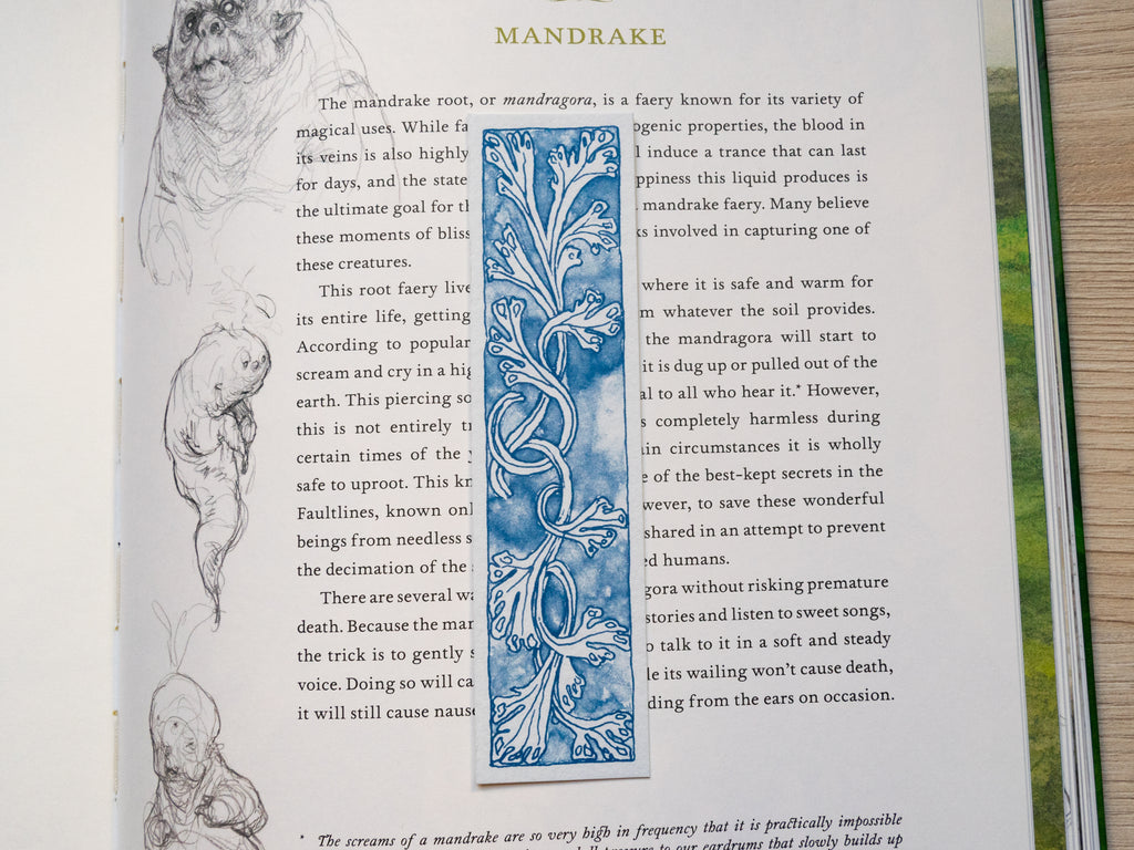 vintage flowers bookmarks