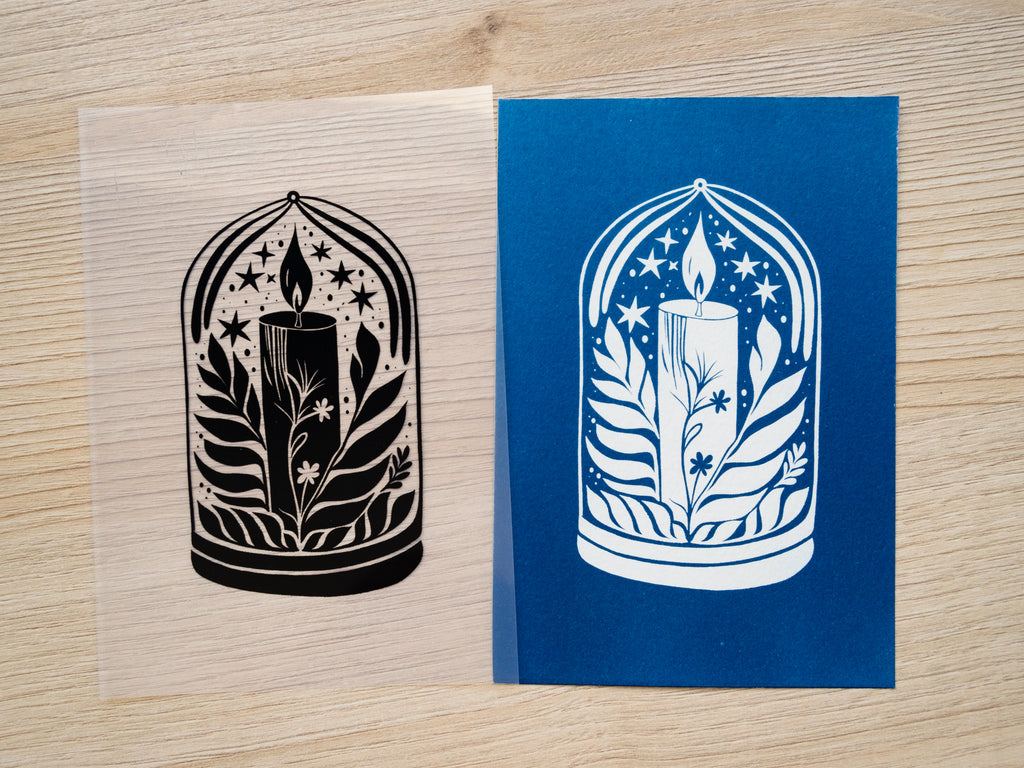 Christmas candle crafts