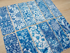 Cyanotype Bookmark Stencils with Floral Designs