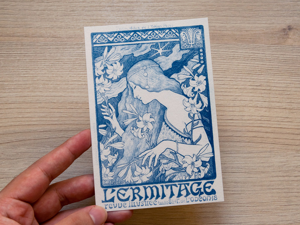 Cyanotype Stencils from the Art of Eugène Samuel and Paul Berthon