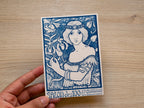 Cyanotype Stencils from the Art of Paul Berthon