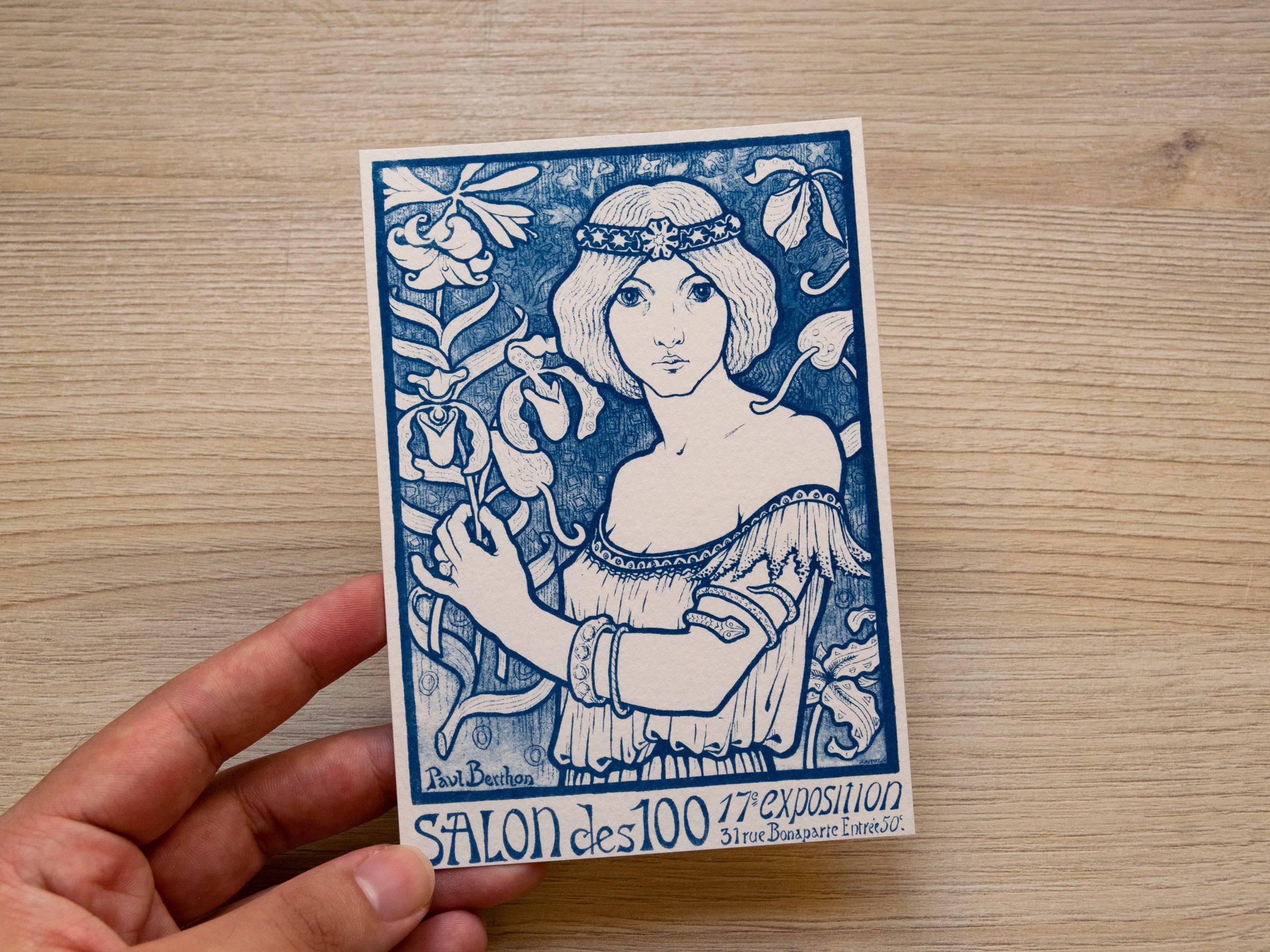 Cyanotype Stencils from the Art of Paul Berthon