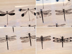 Dragonflies cyanotype stencils for crafts