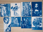 Famous Art Cyanotype Stencil Set