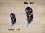 Feather cyanotype negatives