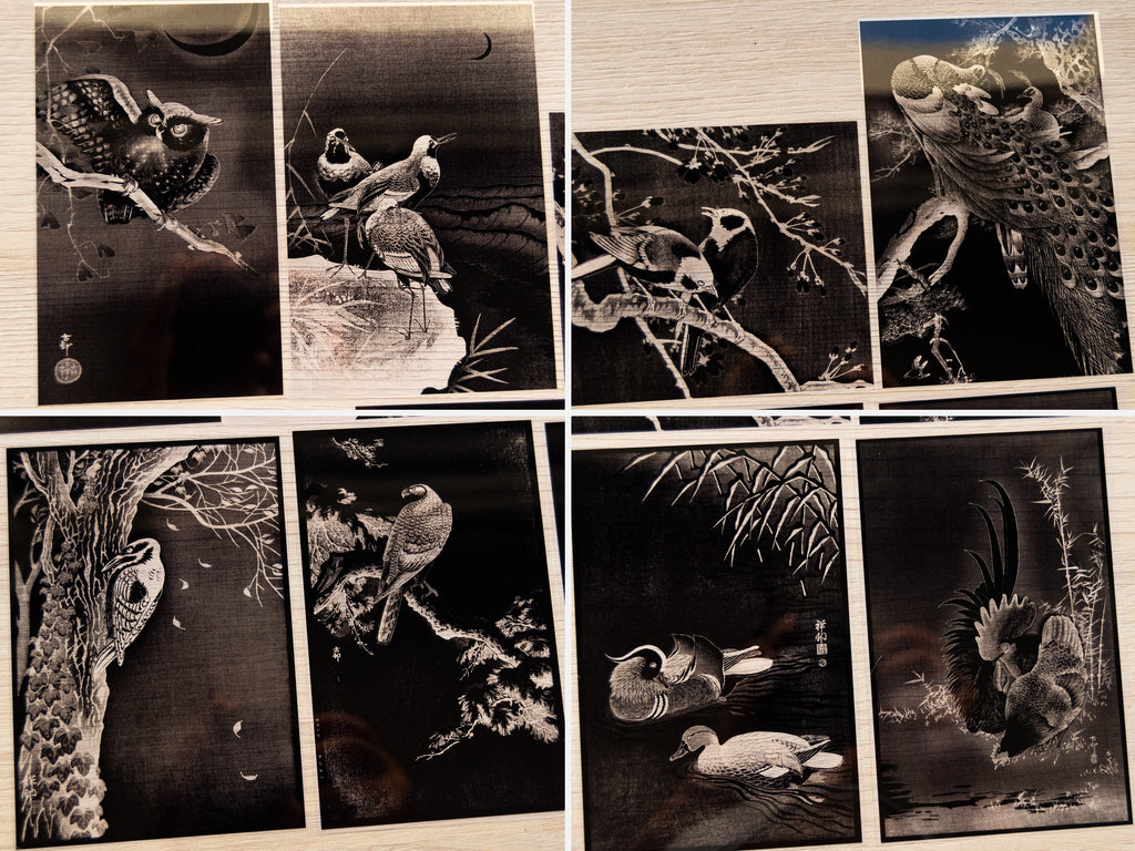 Japanese Animals solar printing Stencil