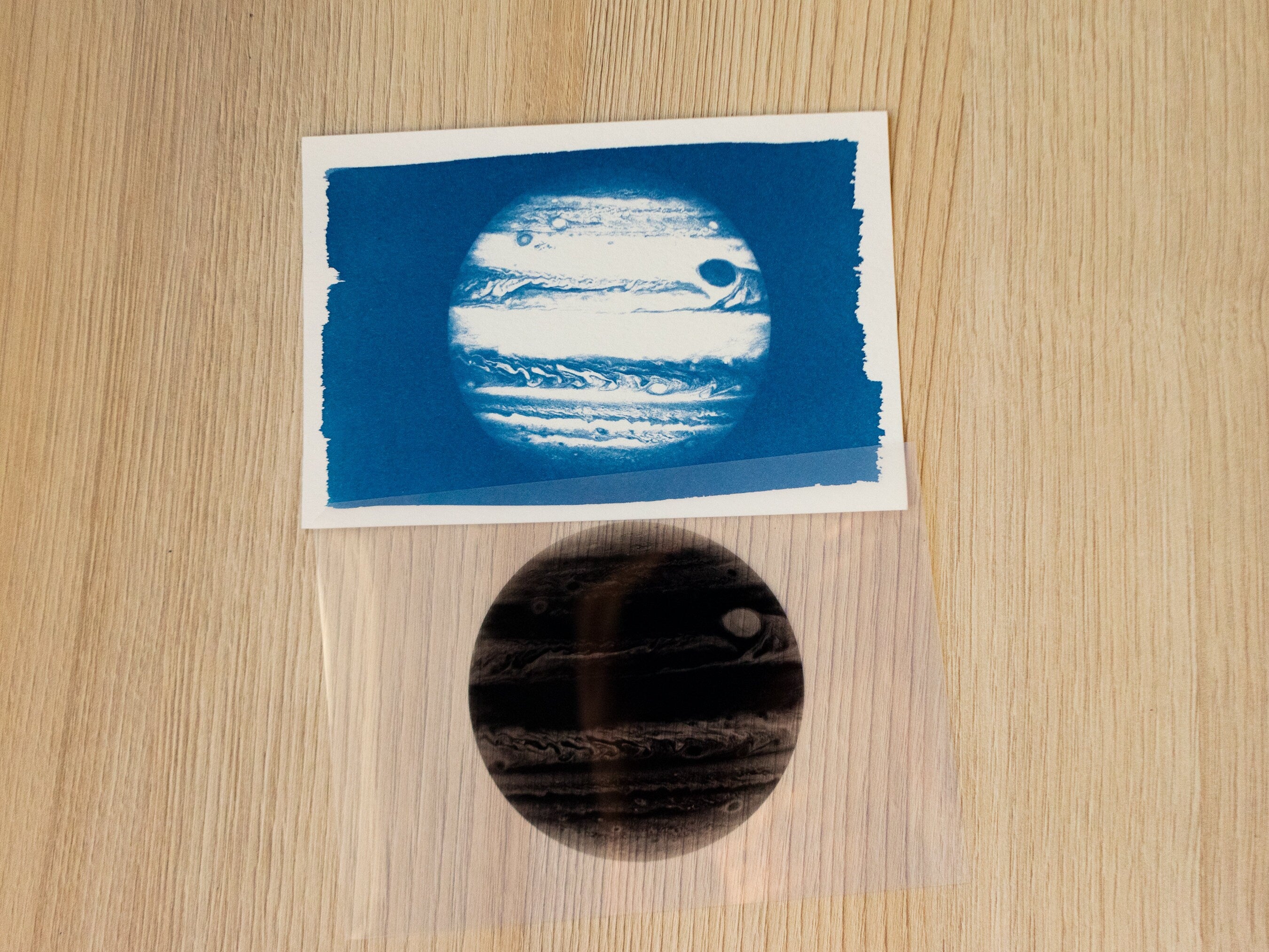  Jupiter cyanotype art