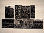 Mice cyanotype negatives for solar printing