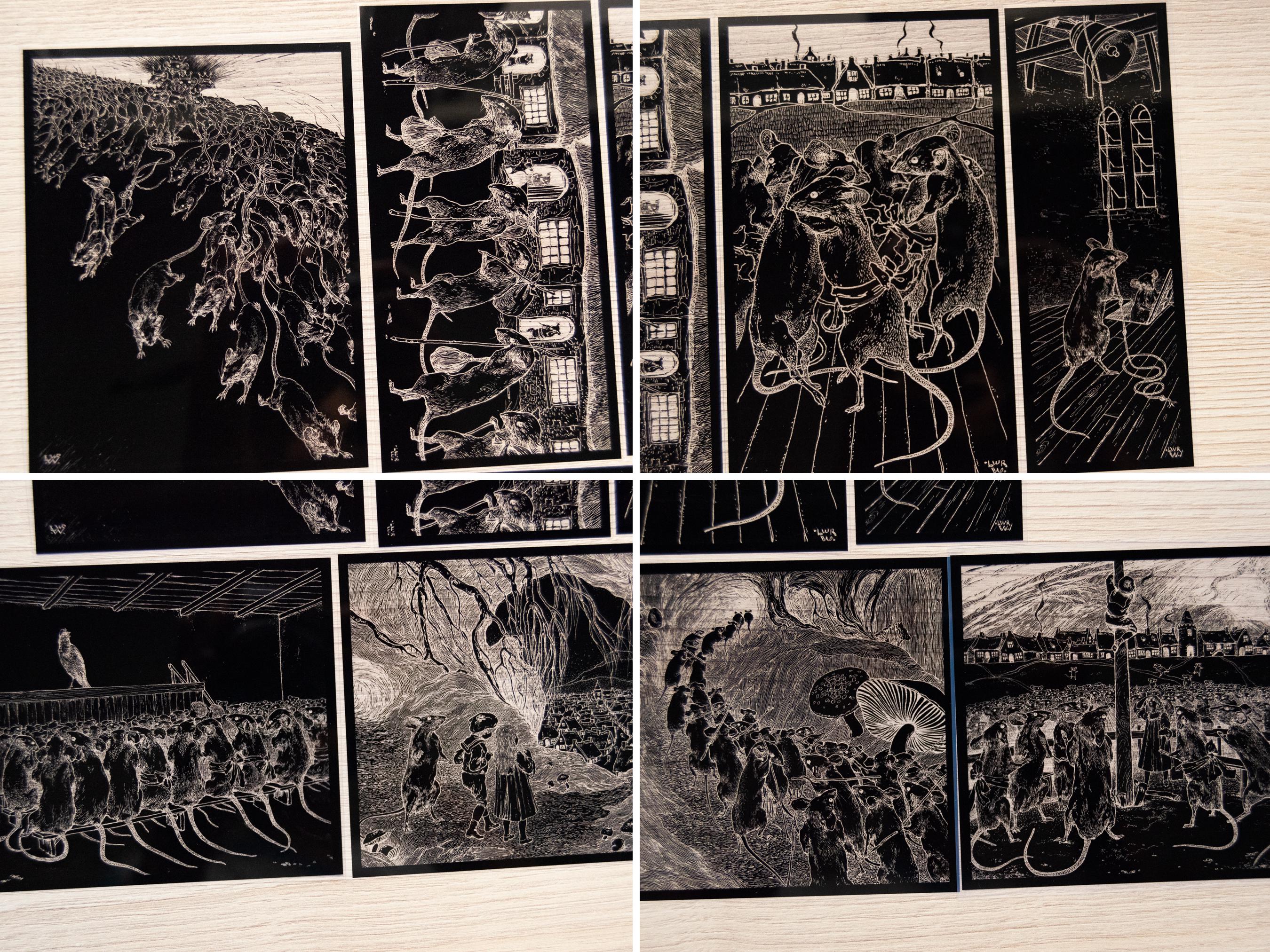 Mice cyanotype stencils for solar printing