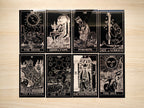 Waite-Smith Tarot Deck Cyanotype negatives
