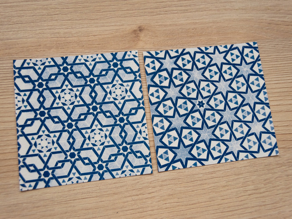 arabic cyanotype art
