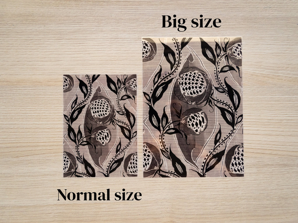 art decor floral pattern for cyanotype crafts