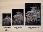 big cyanotype stencils to make wall art