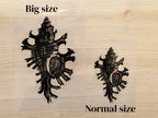 big size sea animals cyanotype stencils