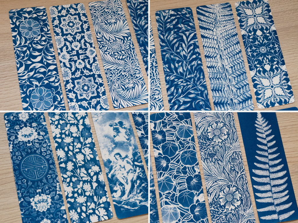 bookmark cyanotype art