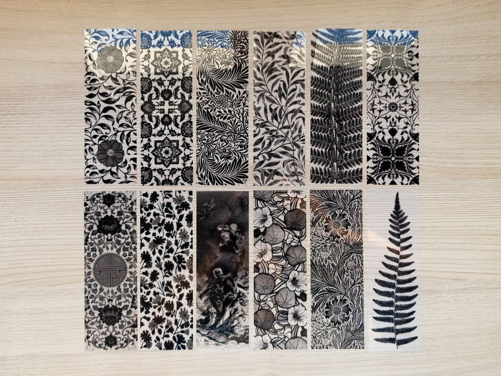 bookmark stencil set for solar printing