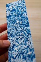 botanical pattern cyanotype bookmark