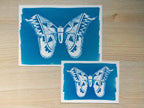 butterfly cyanotype art