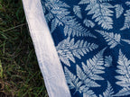 closeup cyanotype tote bag