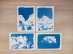 clouds cyanotype art