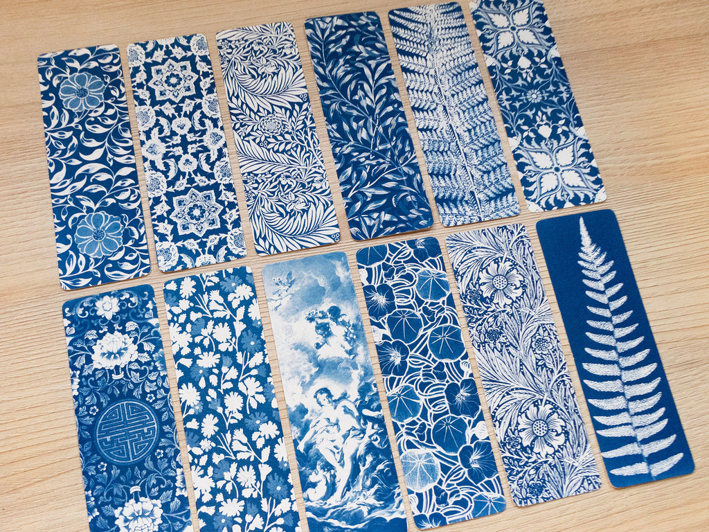 cyanotype bookmark crafts