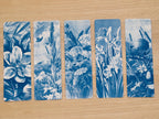 cyanotype botanical bookmarks