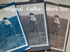 cyanotype color toning with black tea