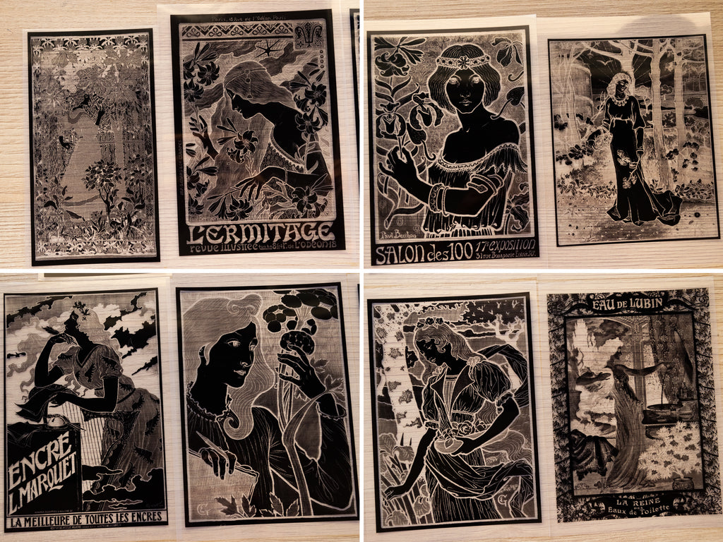 cyanotype french art nouveau