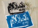 cyanotype print alice in wonderland 