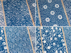 cyanotype print with william morris patterns