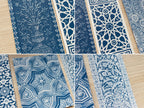 cyanotype prints details