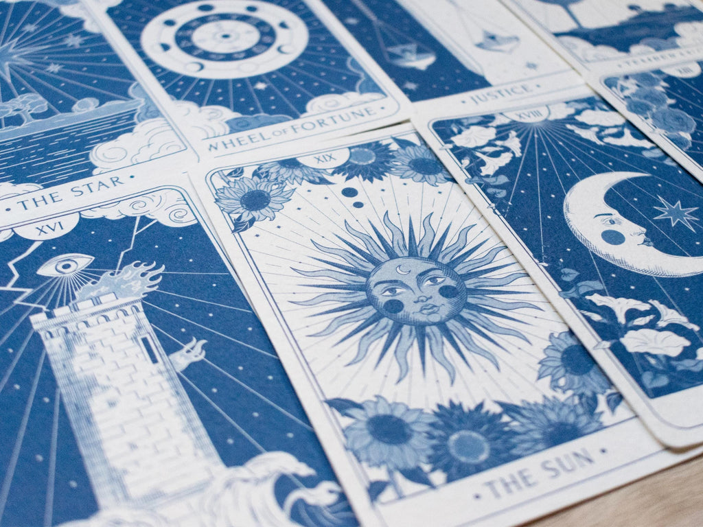 cyanotype tarot 