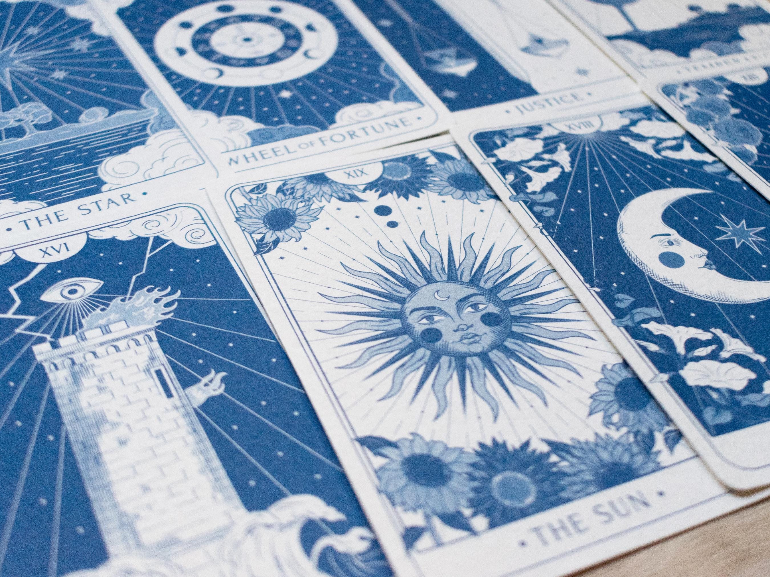 cyanotype tarot 