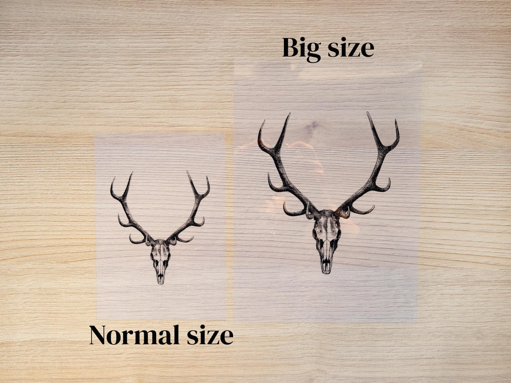 deer Antlers Cyanotype stencils