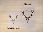 deer Antlers Cyanotype stencils