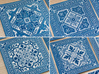 diy cyanotype craft ideas with negatives