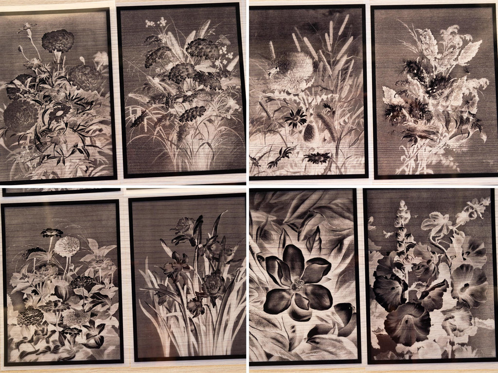 floral Art Cyanotype Stencils 